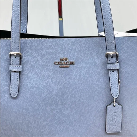 Coach Mollie Tote Bag Leather - Picture 2 of 12